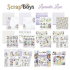 ScrapBoys Lavender Love 8x8 Inch Paper Pad (SB-LALO-10)